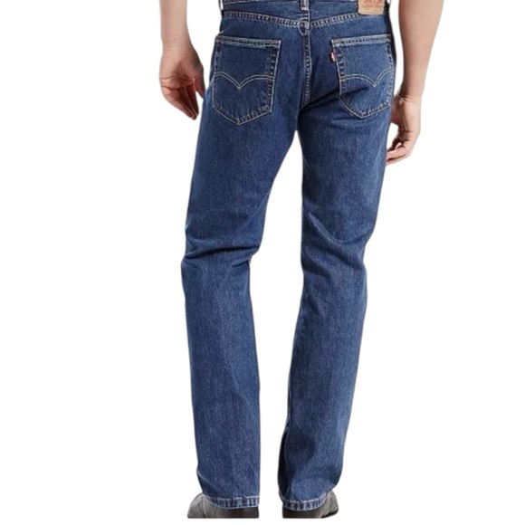 Levi's Other - LEVI’s 505 Size 32 x 30 (actual 32 x 26) Regular Fit Straight Leg Raw Hem Jeans